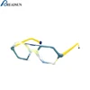 Irregular polygon creative women vintage optical frames