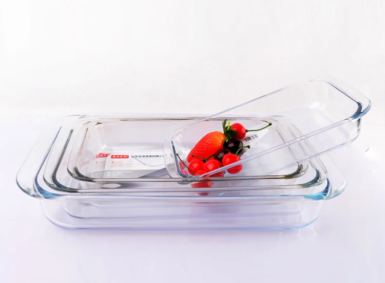 4pcs Set Clear Glass Bakeware Set/baking Pans/baking Glassware Buy