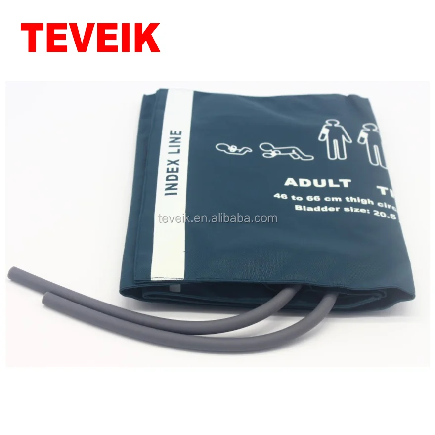 Patient monitor accessories adult single tube NIBP cuff brazo nibp brazalete