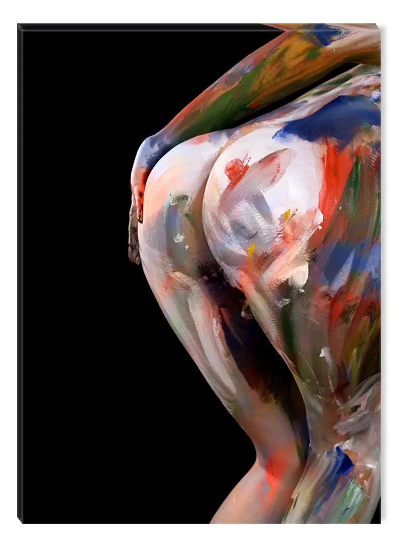 black-exotic-nude-abstract-art