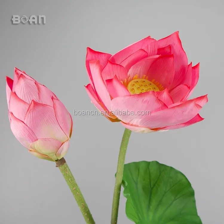 Artificial Silk Lotus Flower Plastic Flower For Floral Decoration Buy