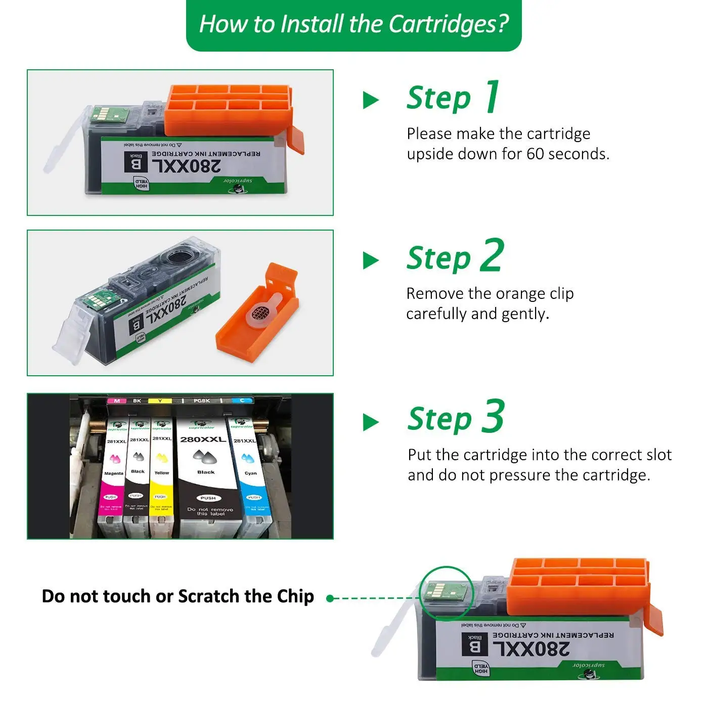 Pgi280 280xl Pgi 280 Cli 281 Xxl Edible Ink Cartridge Compatible For