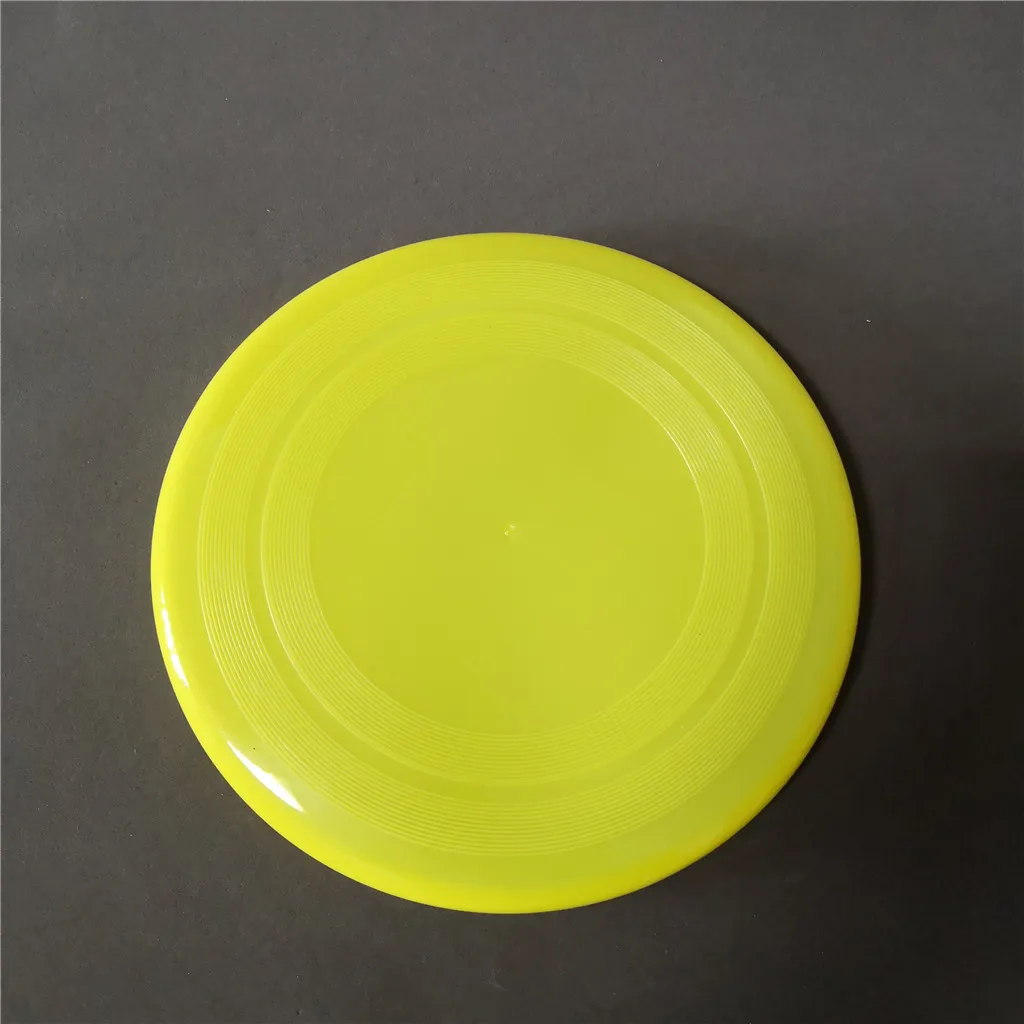 22cm plastic round shape sport flying disc toy