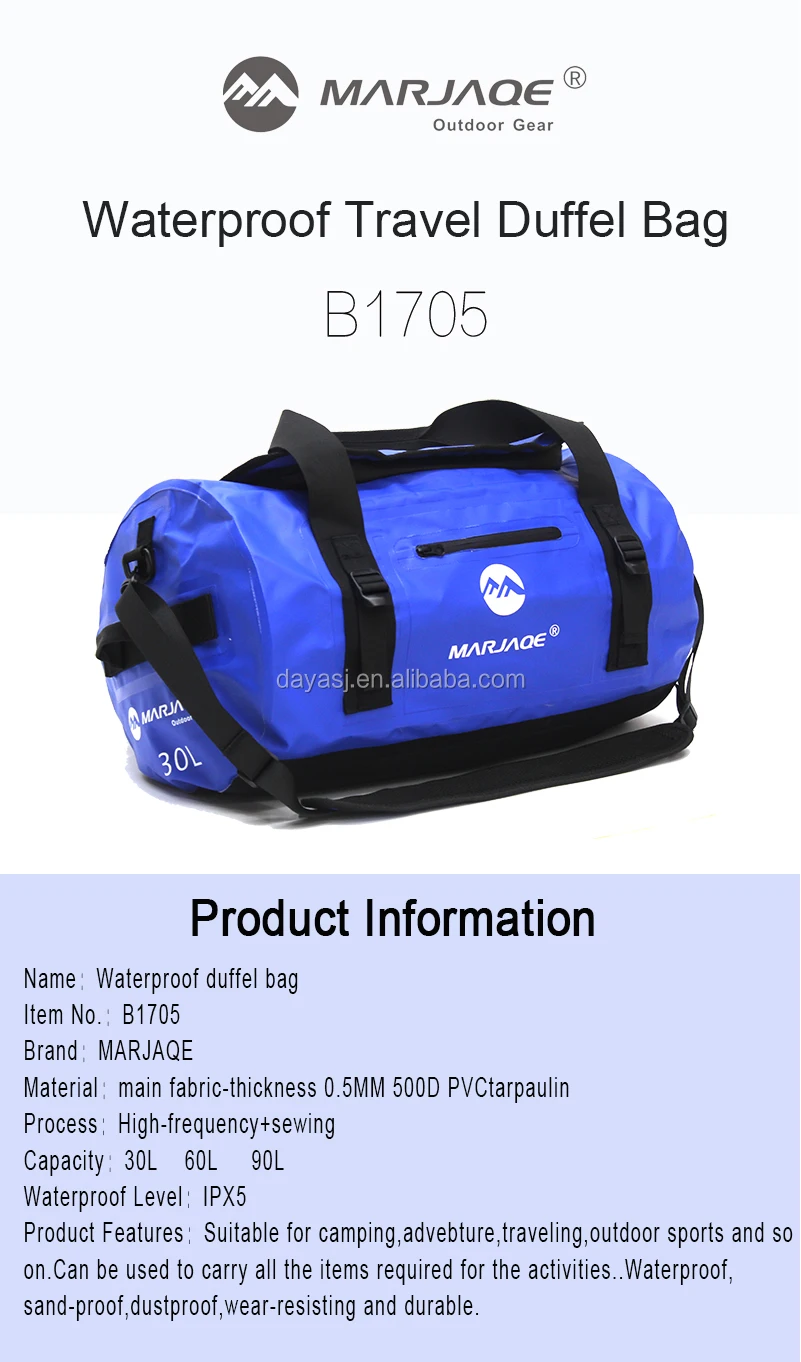 90l waterproof duffel bag