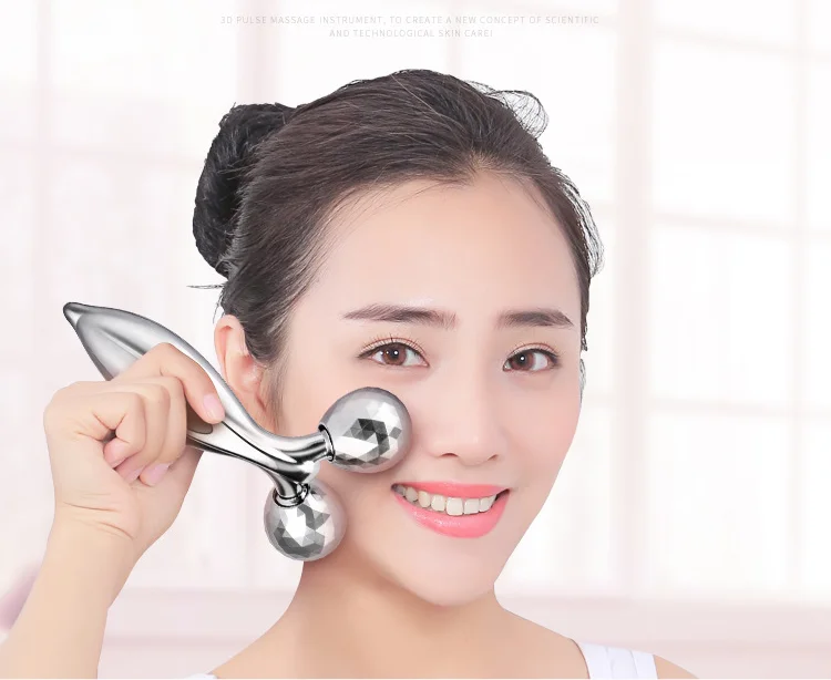 Mini Electric Facial Lift Rolling Massager Electric Vibrating Beauty