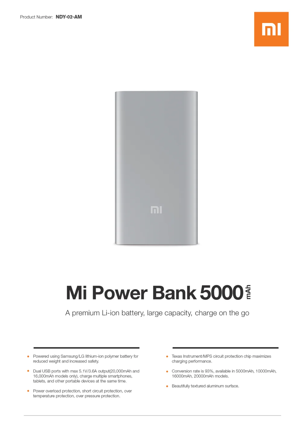 Xiaomi mi power bank 5000 обзор