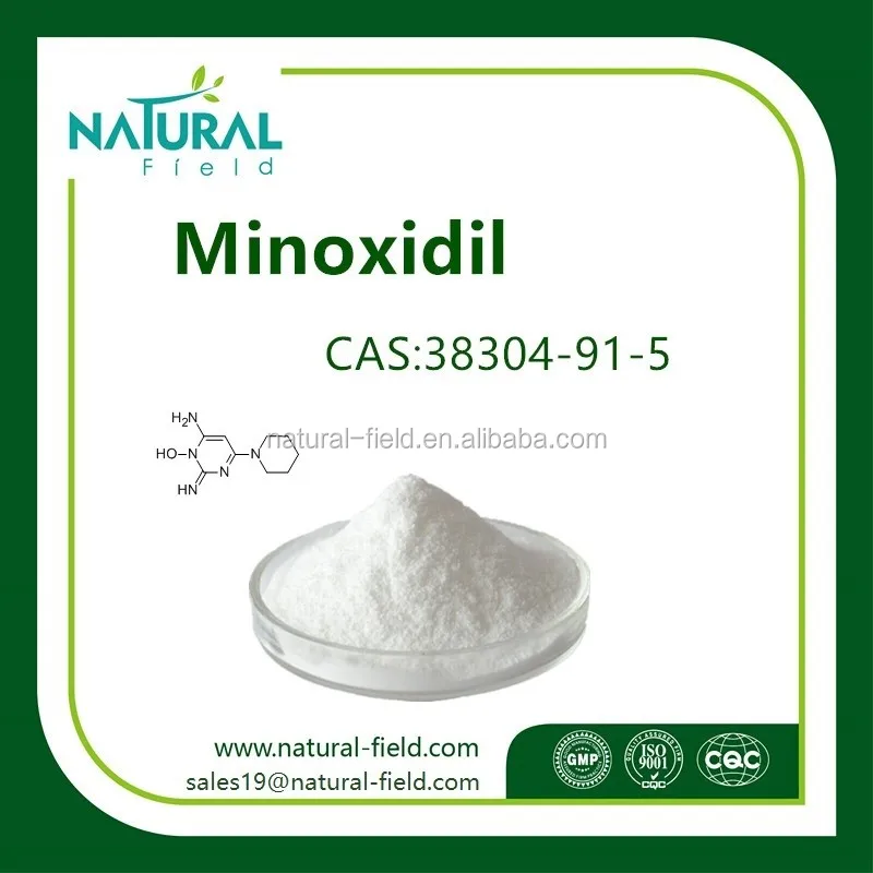 High quality anti-loss hair minoxidil powder CAS:38304-91-5