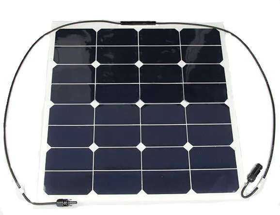 Custom made 50W Parasol/ Beach Umbrella , caravan, vehicle rated flexible solar photovoltaic panel