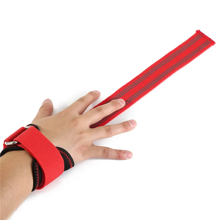 Hot Sale Padded Wrist Straps Bodybuilding Lifting Wrist Straps For