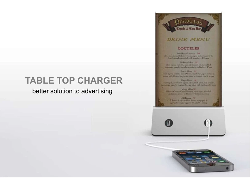 Portable Restaurant Phone Charging Station,High Capacity Fast Charging