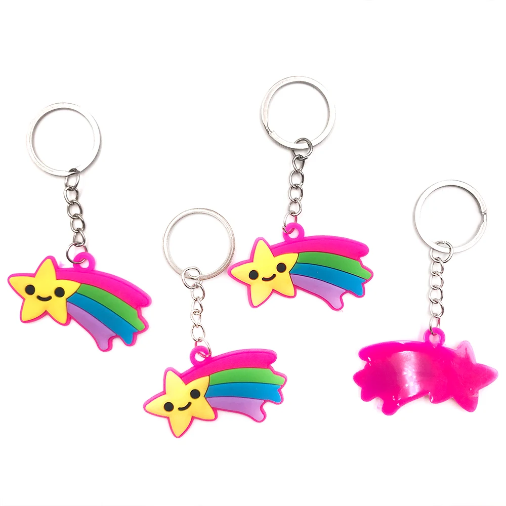 Rainbow Keychain Couple Car Keychain Valentine's Day Party Gifts