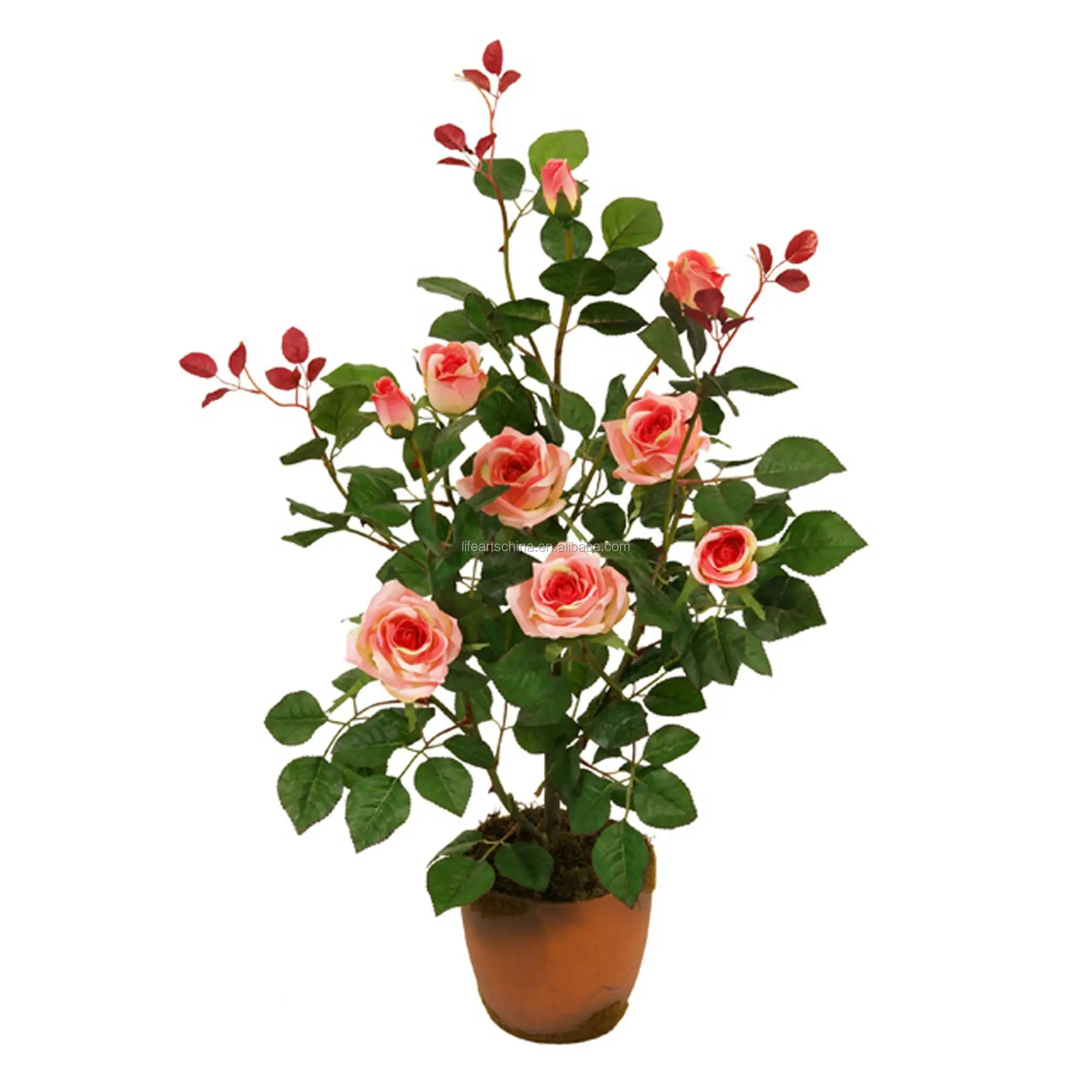 90cm artificial rose flower tree