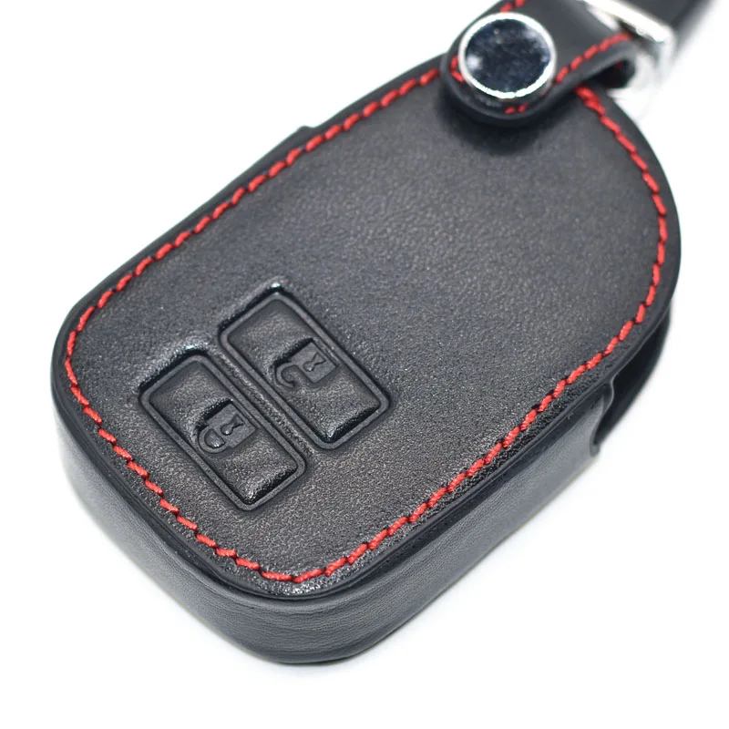 Car Key Fob Cover Leather Case For Toyota 2 Buttons Remote Fob Shell