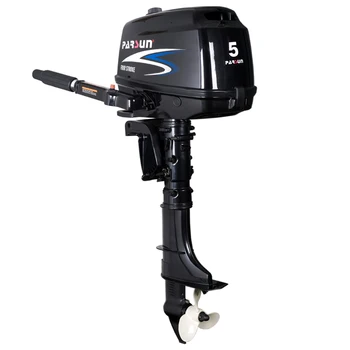 motor electric outboard 5hp tiller control shaft larger