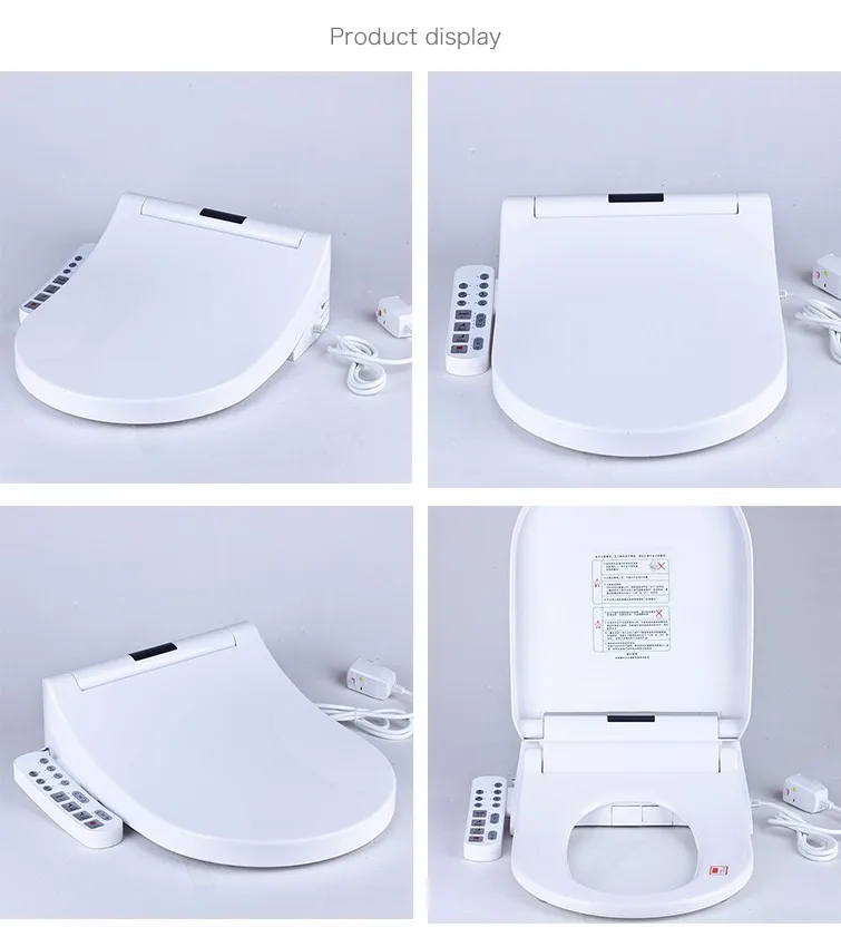 vertical spray electric computerized U shape bidet toilet seat japan