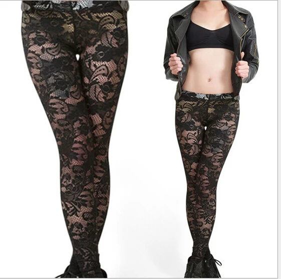 plus size lace leggings