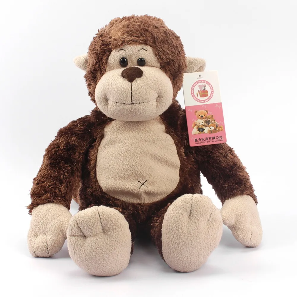 funny promotion gift stuffed toy animal, big mouth plush monkey