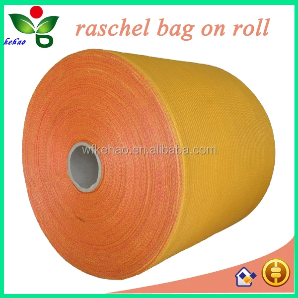 HDPE raschel bags on roll