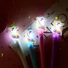 Cute Kawaii Unicorn Light Silica Head Gel Pen Novelty Neutral Pen For Writing Kids Gift Office School Supply Lovely kids gifts