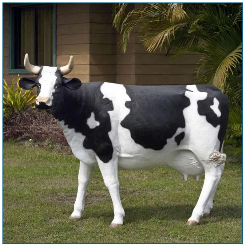 large cow garden ornaments