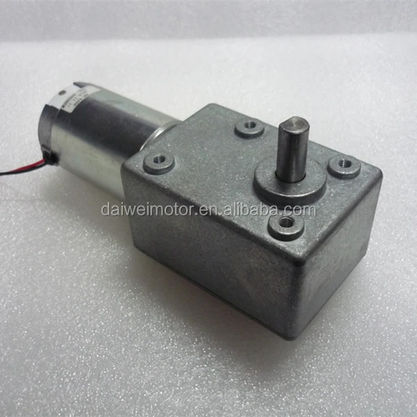 High Torque Long Life 12V/24V DC Worm Gear Motor From China