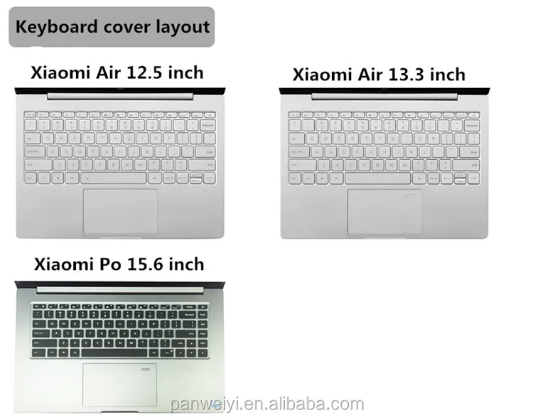 Factory Price Colorful Keyboard Skin Cover For Xiaomi Mi Notebook Pro ...