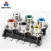 China supplier wholesale!professional Electrical 250V AC 16A rocket six-hole shielding AV socket Popular product nice quality