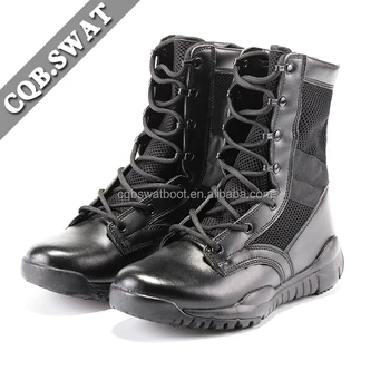 army boots zipper