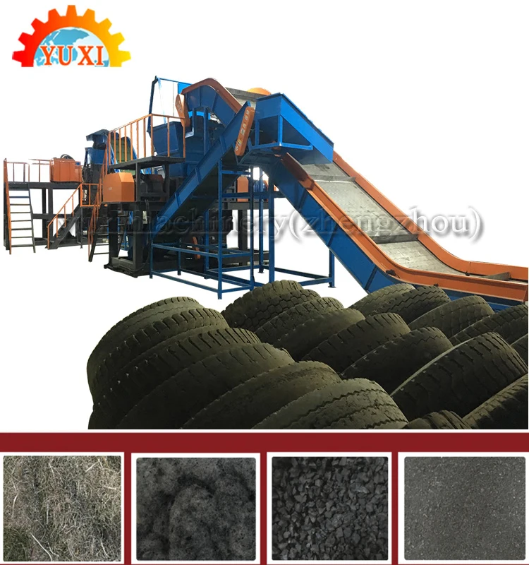 Multi Purpose Tire Recycling Plant Cost Recycle Old Tires For Cash Tire