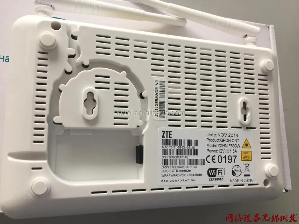 Thiết Bị Sợi Quang Zte F600w V5.2 Wifi Gpon 4lan Onu Ont Buy Zxa10