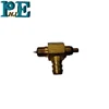 Customized precision cnc machining parts brass liquid fuel splitter valve