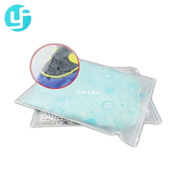 Custom Logo Printed Plastic Ziplock Clothes Packaging Bag With ...