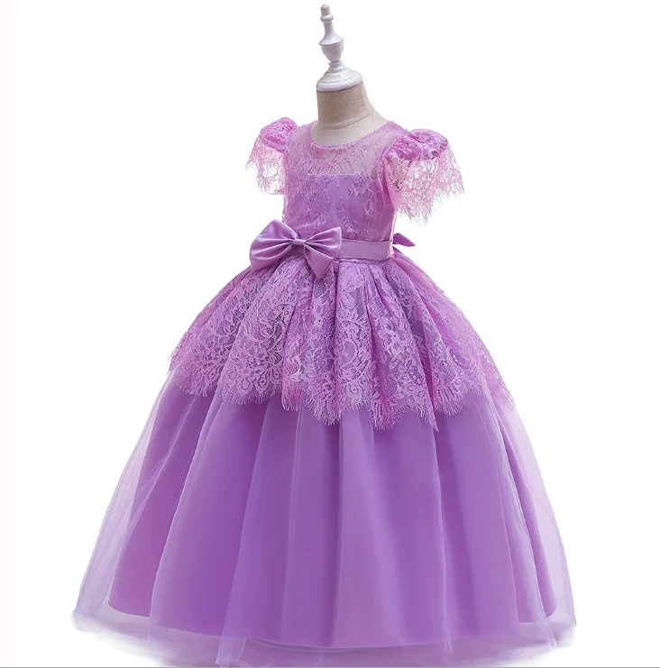 Cheap Baby Girl Birthday Long Dress Cute Birthday Long Dress For Baby