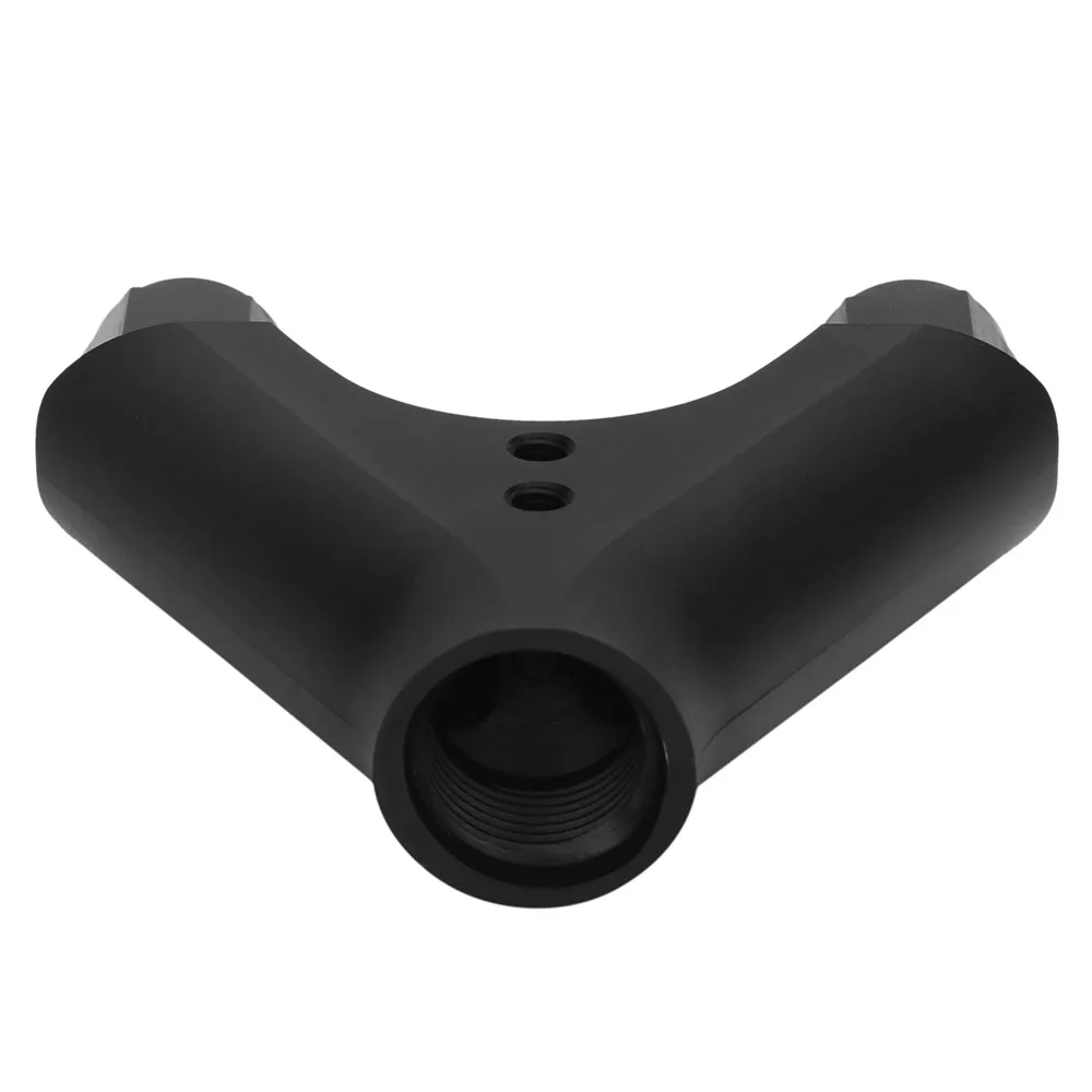 New Type Twin Dual Fuel Pump Billet Y Block Surge Tank Adapter,Y Block