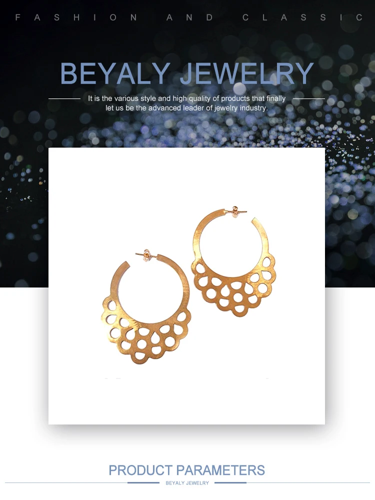 Female elegant round golden jaipur gemstone jewelry earring