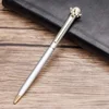 Promotional Gifts Crown Crystal Diamond Pearl Silver Metal Body Ballpoint Ball Pen