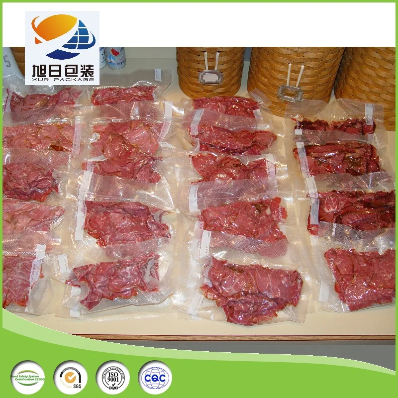 Biodegradable Food Grade Plastic Meat Vacuum Bag With Custom Print