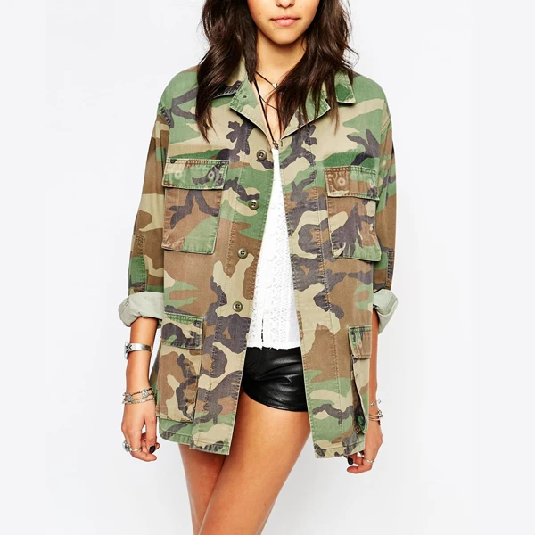 Manufacturer Wholesale Clothes Fall Camo Ladies Jackets - Buy Ladies ...