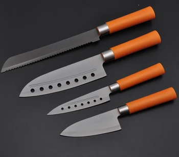 4pcs Titanium Coated Blade Chef Knife Buy 4pcs Titanium Coated