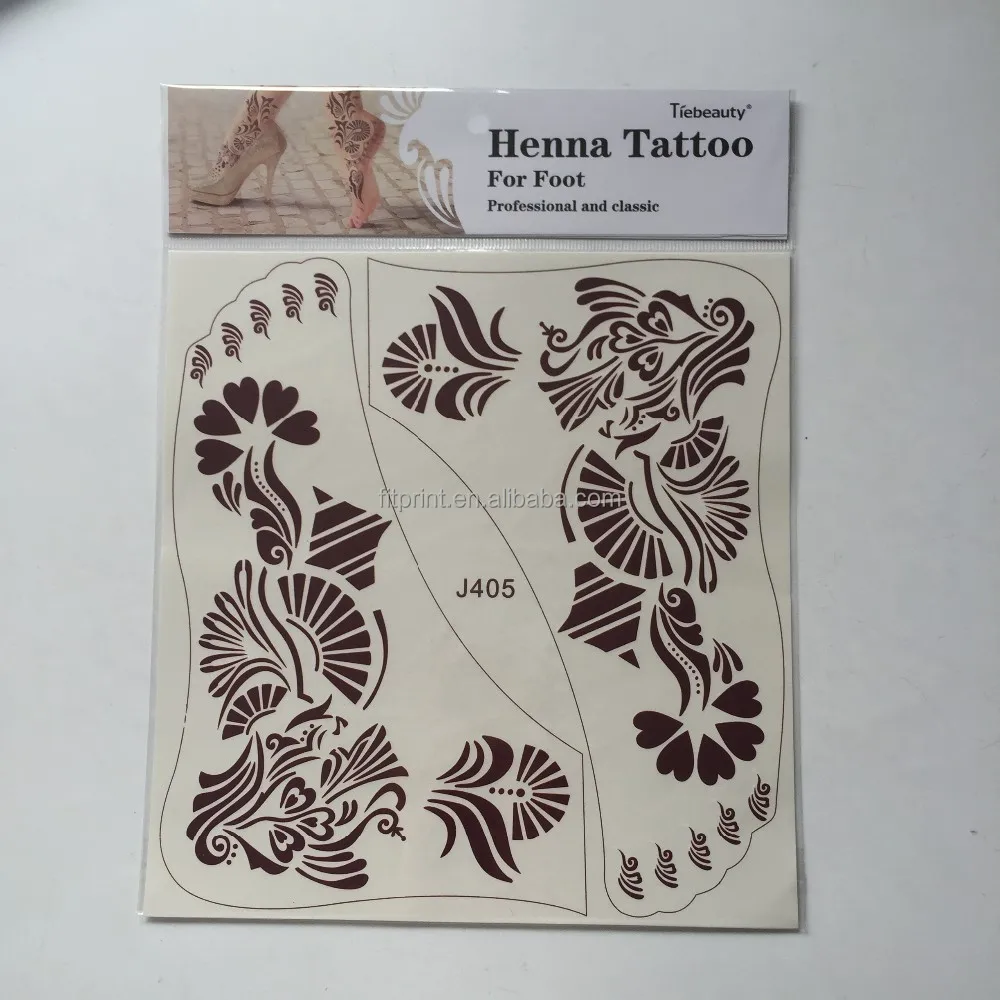 Terbaru Produk Kaki Henna Tato Stiker Stiker Tato Temporer Tato