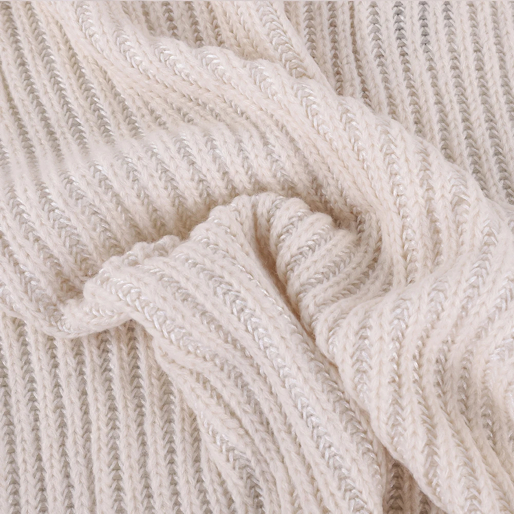 Super Soft Warm Cream Knit Throw Blanket - Buy Knit Throw Blanket,Throw ...