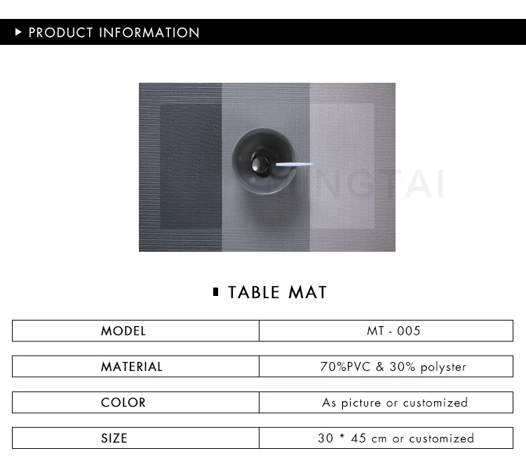 Gold Supplier Low Price Restaurant Kitchen Dishwasher Safe Plastic Pvc