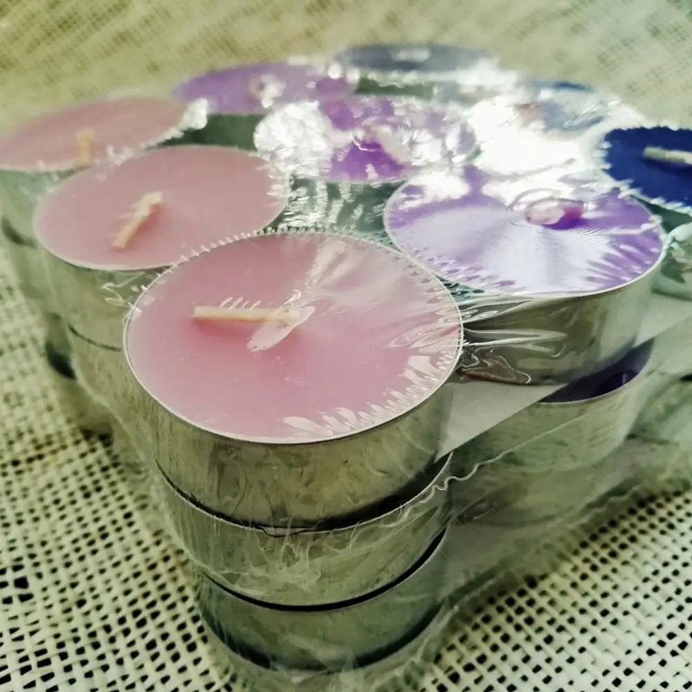 Fragrance scented candle with aroma hand made decorative gift pack tealight candle