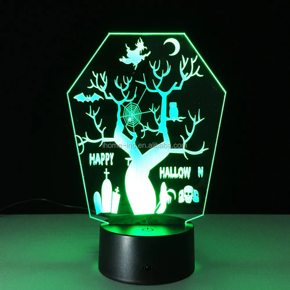 Funny Led 3d Light Halloween Theme Lamp Buy Funny Led,3d Light,3d