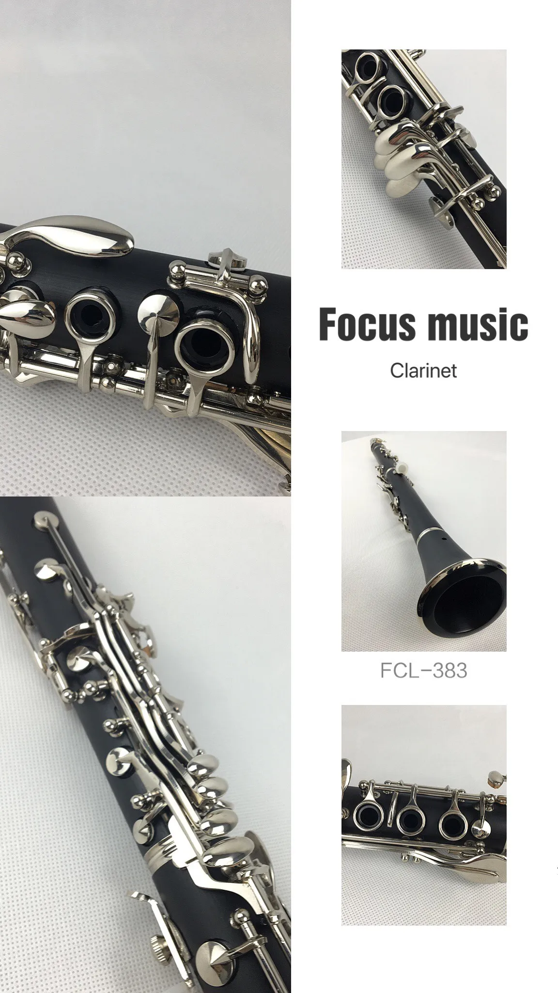 14 Keys Professional Nickel Plated Bakelite C Tone Wooden