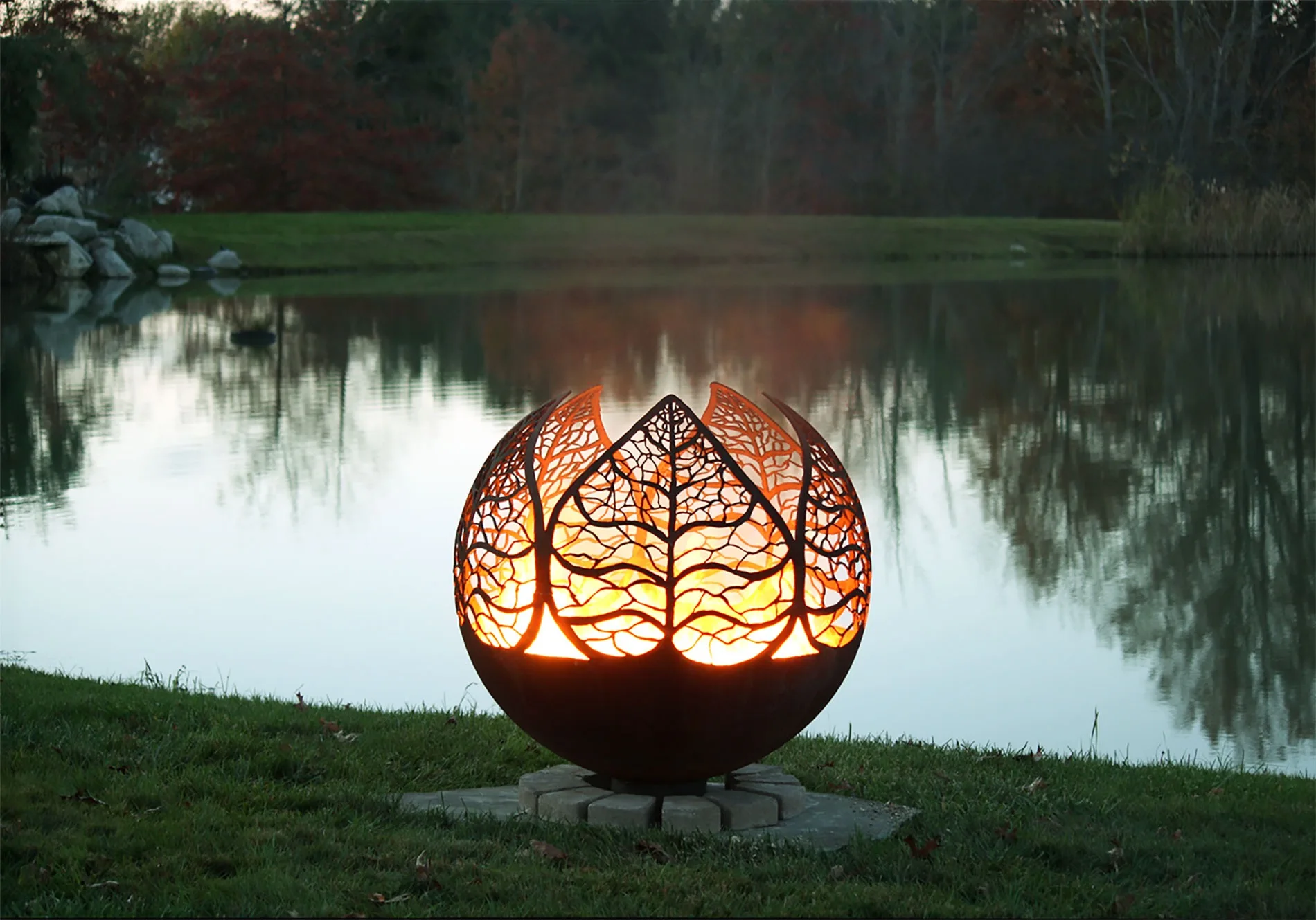 Factory Directly 2750mm Mild Steel Ball Decoration Metal Sphere Fire ...