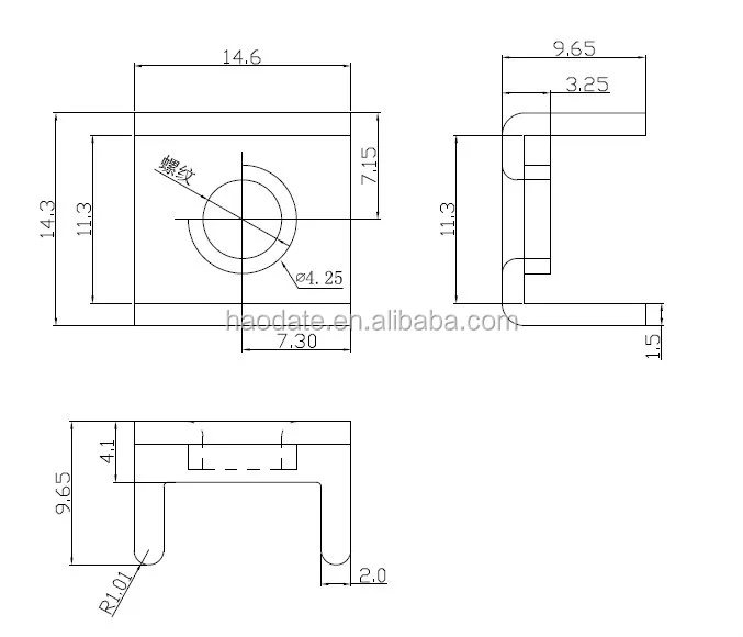 4pins M3 M4 Pcb Screw Terminal - Buy Pcb Solder Terminal,Pcb Tab ...