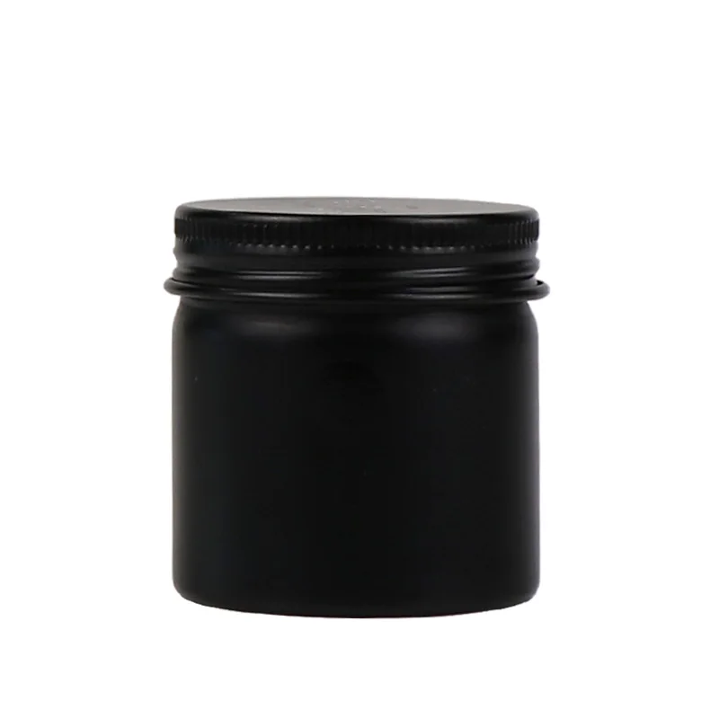 200ml/200g/6oz Metal Black Aluminum Tea Tin Can And Aluminum Canister ...