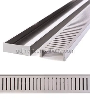 High Quality Stainless Steel Long Floor Drain For Bathroom Shower Floor Drain For Bathroom Shower
