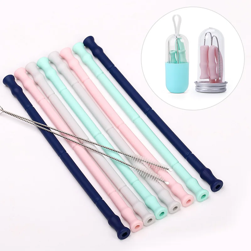 silicone straws